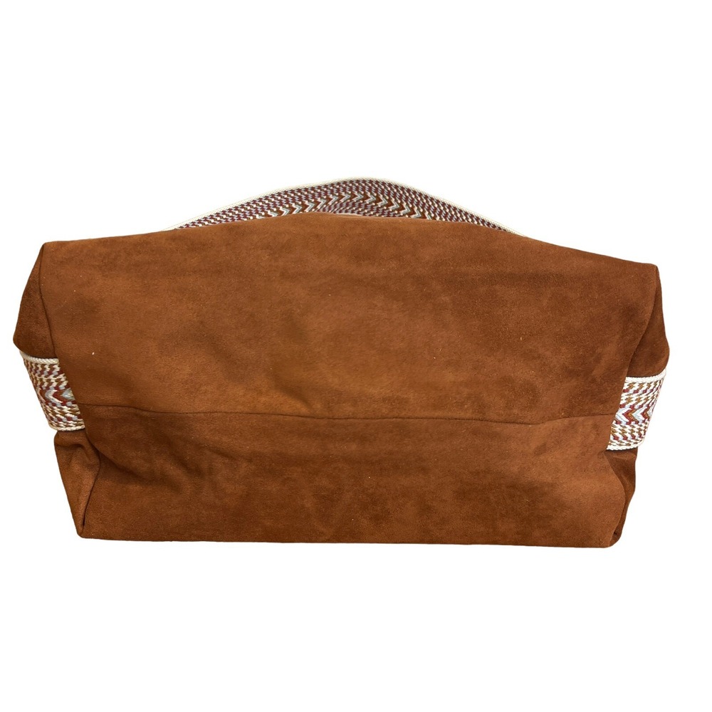 Shiraleah Purse Handbag Decorative Strap Caramel Brown Zip Closure Boho‎ - Picture 5 of 16